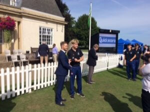 Luke Charlesworth receiving his Bunbury Festival cap